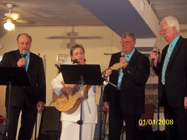 The group singing at Klondyke Gospel Music Center on March 23, 2013.