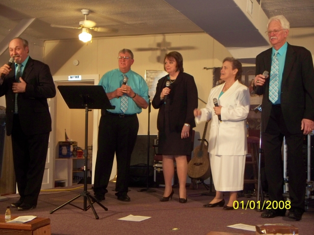 Ann Littleton singing a beautiful added high part.  We are so thankful for Ann and the added dimension to the group.  Here she is singing with us at Klondyke Gospel Music Center on March 23, 2013.