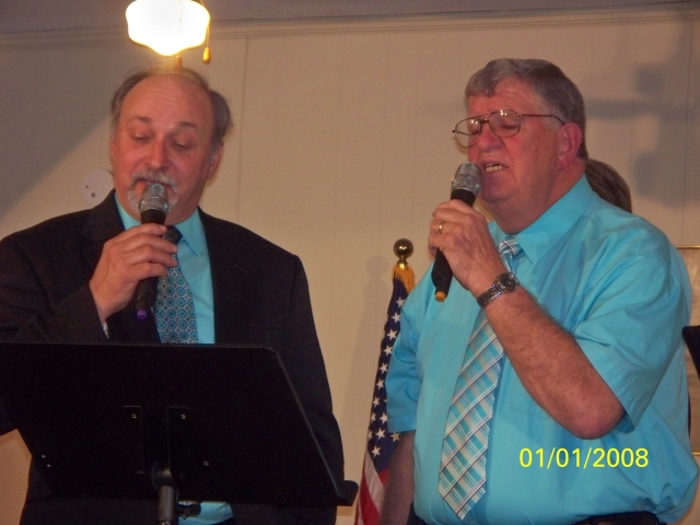 Danny & Gary at Klondyke Gospel Music Center on March 23, 2013. 