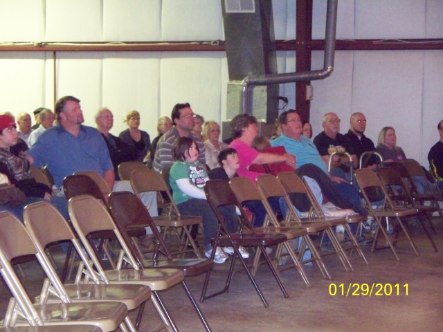 The crowd at Tannehill Opry on January 29, 2011