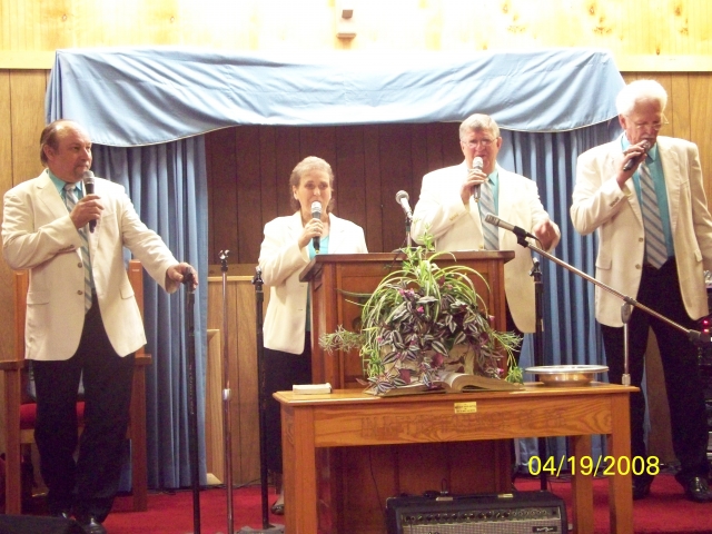 Singing time again at Old Blue Creek Missionary Baptist Church on Mothers Day, May 8, 2011.
