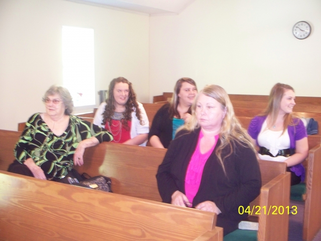 More of the congregation of Little Vine Baptist on April 21, 2013